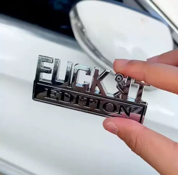 Chrome Buick Edition Emblem Badge