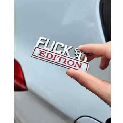 Chrome Buick Edition Emblem Badge
