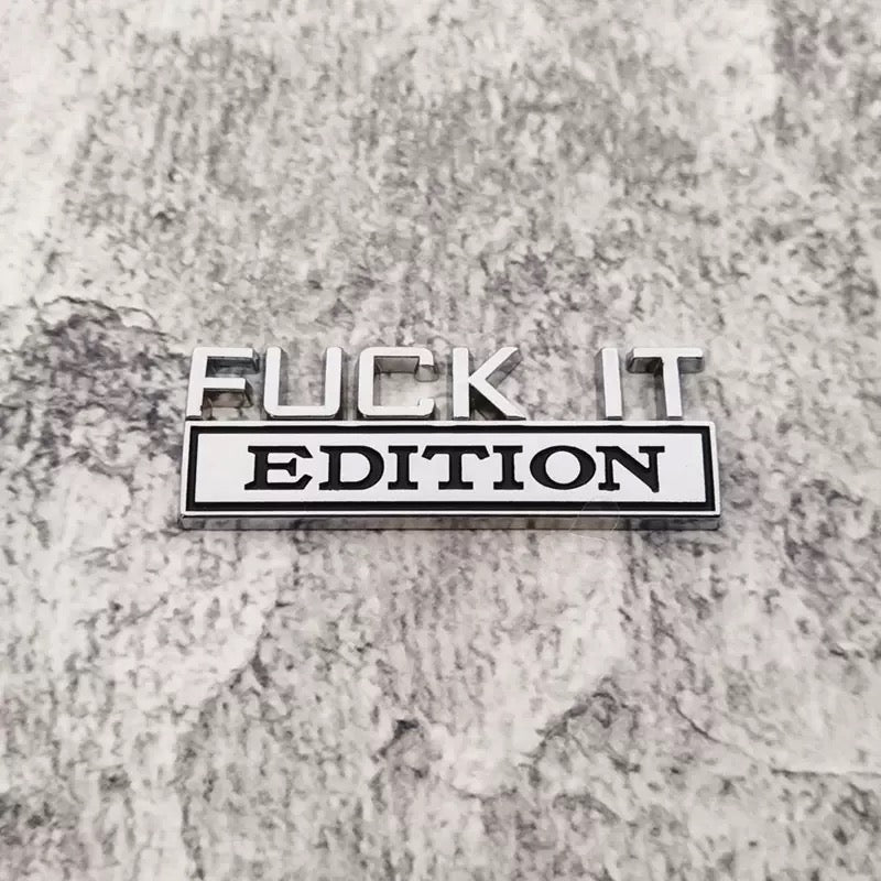 Chrome Buick Edition Emblem Badge