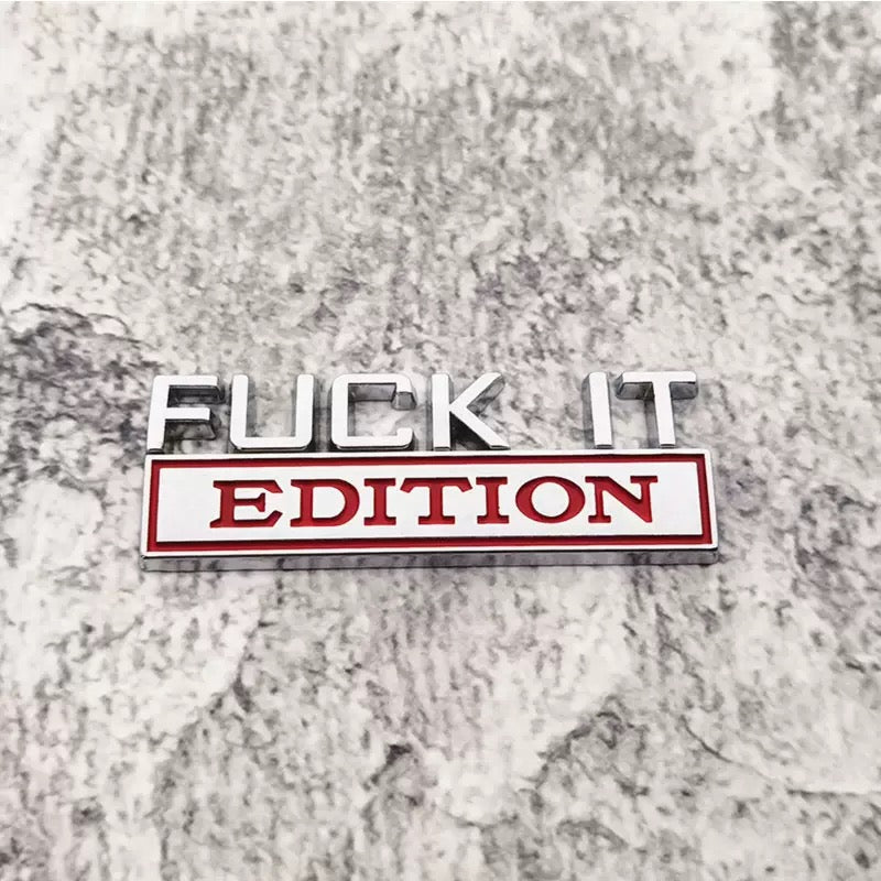 Chrome Buick Edition Emblem Badge