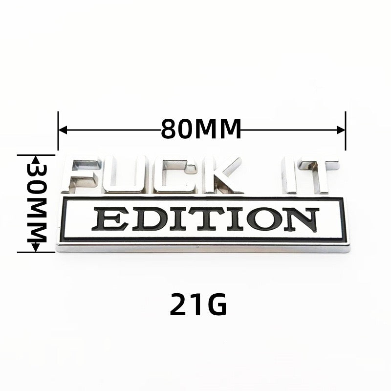 Chrome Buick Edition Emblem Badge