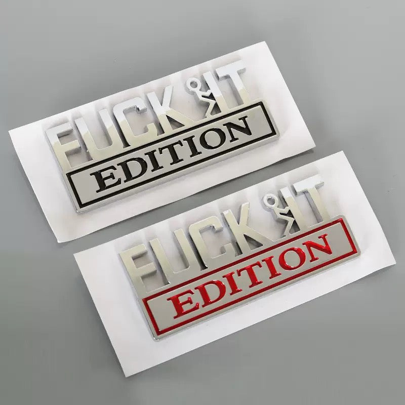 Chrome Buick Edition Emblem Badge