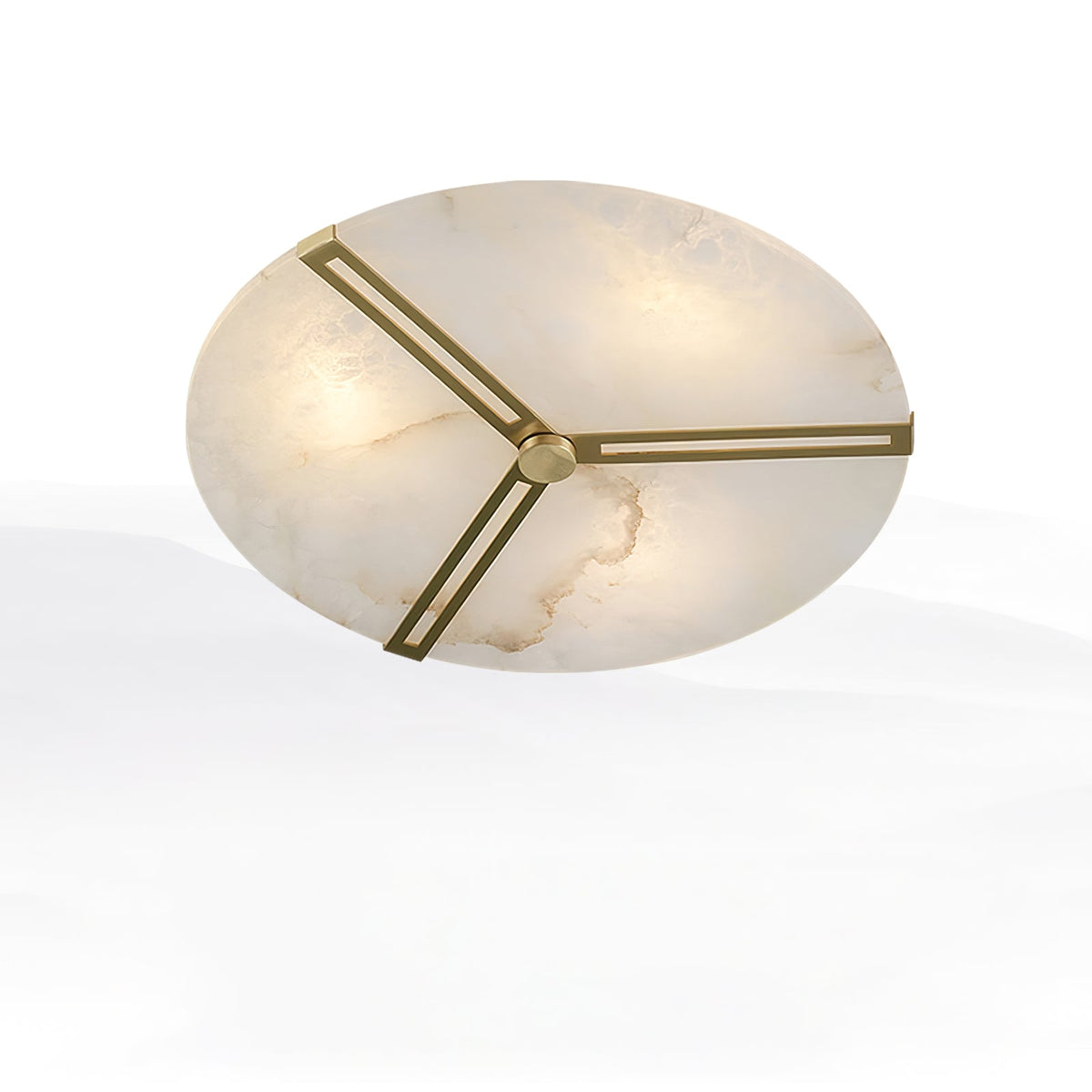 Clocks Alabaster Ceiling Light - Vakkerlight