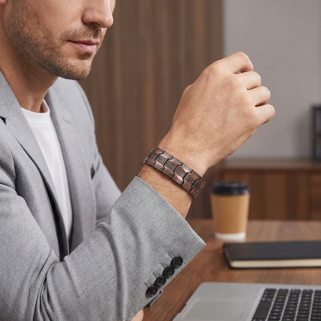 Copper Magnetic Therapy Bracelet for Men