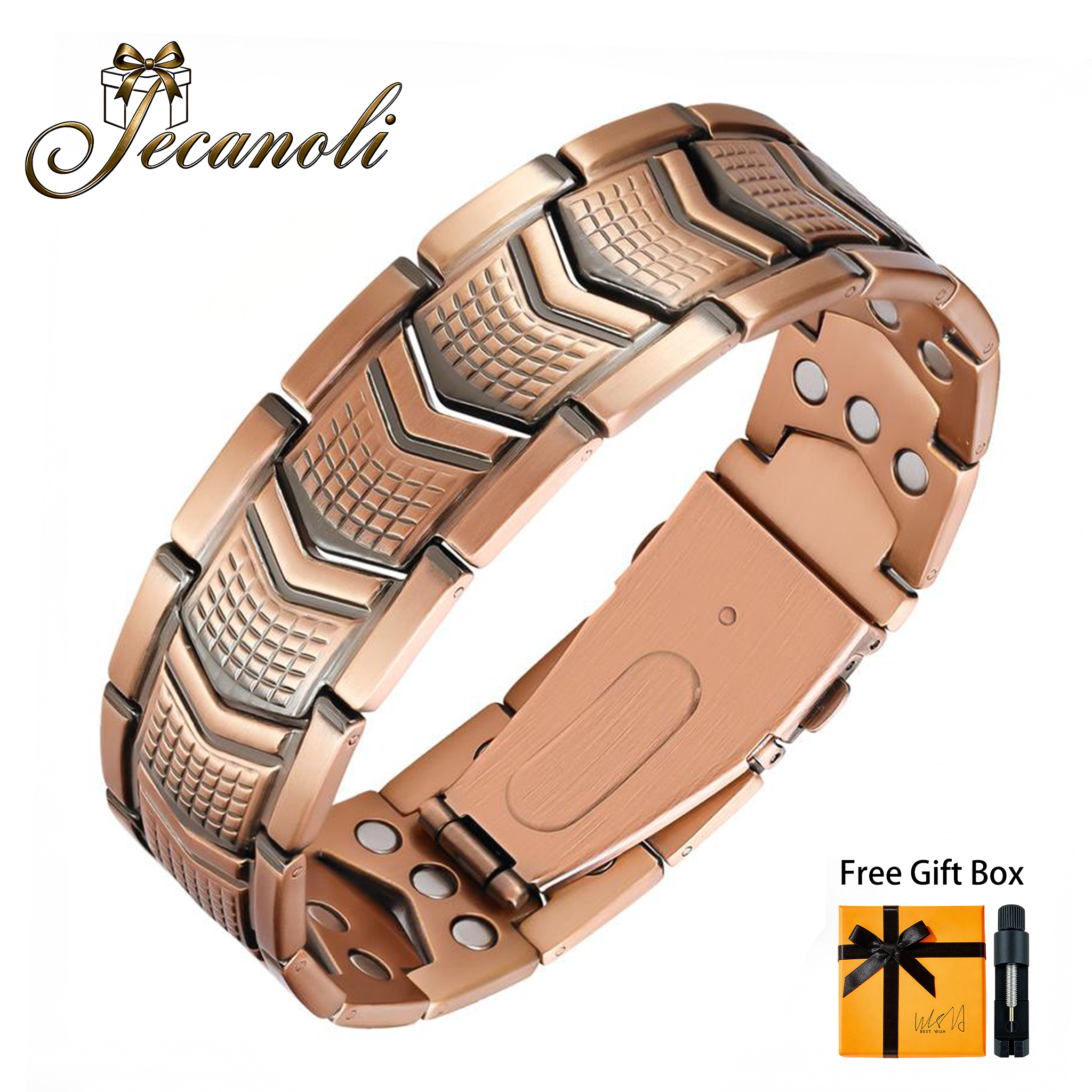 Copper Magnetic Energy Bracelet for Men