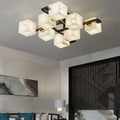 Cubist Alabaster Cluster Ceiling Lamp - Vakkerlight