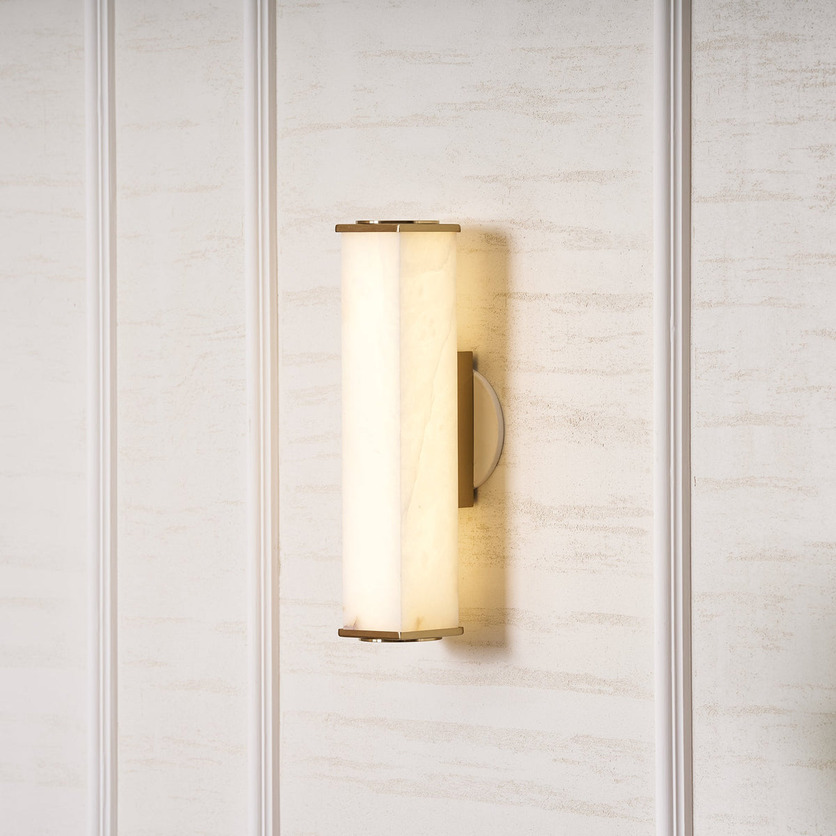 Cuboid Alabaster Wall Light - Vakkerlight