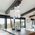 Dante Linear Pendant Chandelier-chandeliers for dining room,chandeliers for stairways,chandeliers for foyer,chandeliers for bedrooms,chandeliers for kitchen,chandeliers for living room-Jecanoli