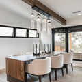 Dante Linear Pendant Chandelier-chandeliers for dining room,chandeliers for stairways,chandeliers for foyer,chandeliers for bedrooms,chandeliers for kitchen,chandeliers for living room-Jecanoli