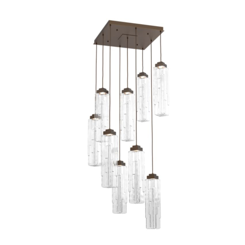 Dante Square Chandelier-Chandelier-Jecanoli