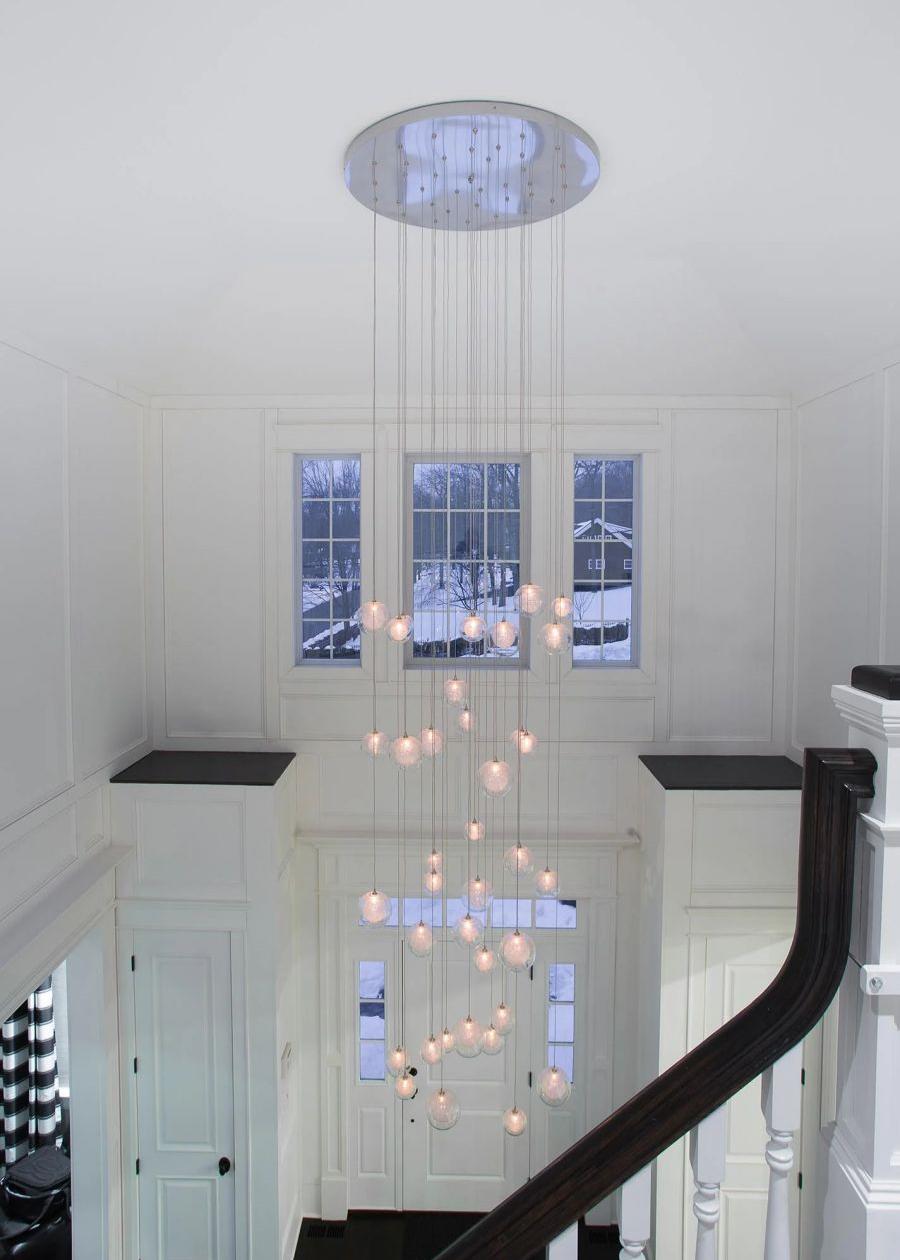 Drizzle Round Chandelier-Chandelier-Jecanoli
