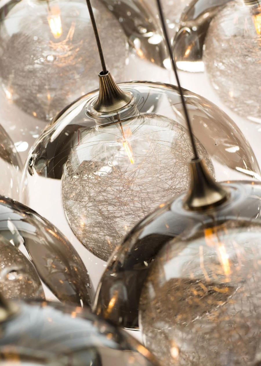 Drizzle Round Chandelier-Chandelier-Jecanoli