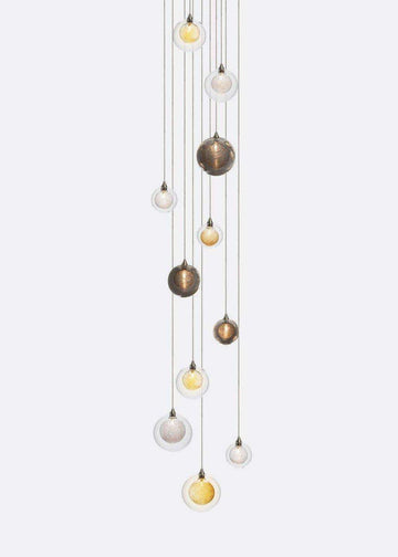 Drizzle Round Chandelier-Chandelier-Jecanoli