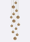 Drizzle Round Chandelier-Chandelier-Jecanoli