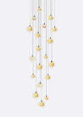 Drizzle Round Chandelier-Chandelier-Jecanoli