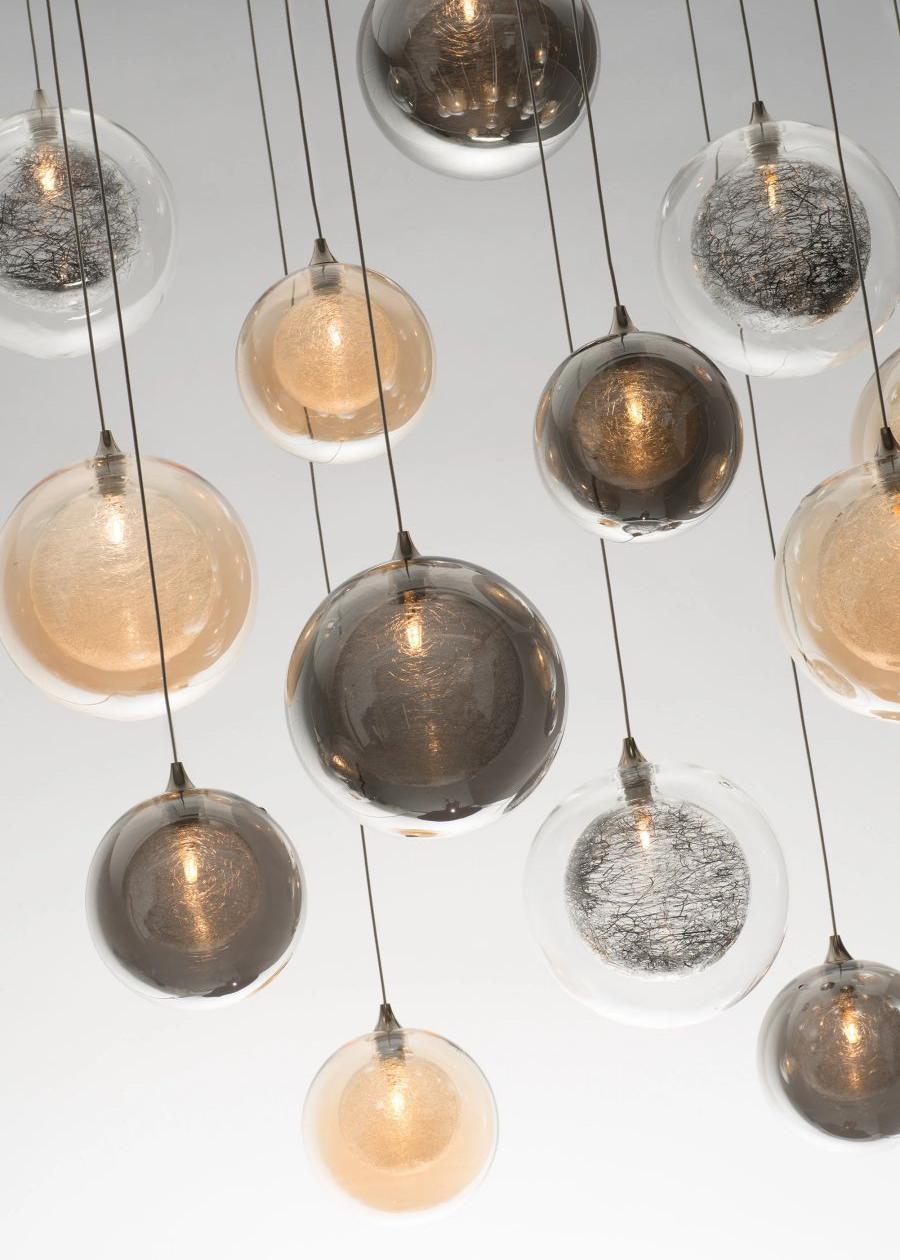 Drizzle Round Chandelier-Chandelier-Jecanoli