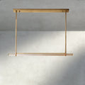 Audubon Crystal Linear Single Bar Chandelier-Jecanoli