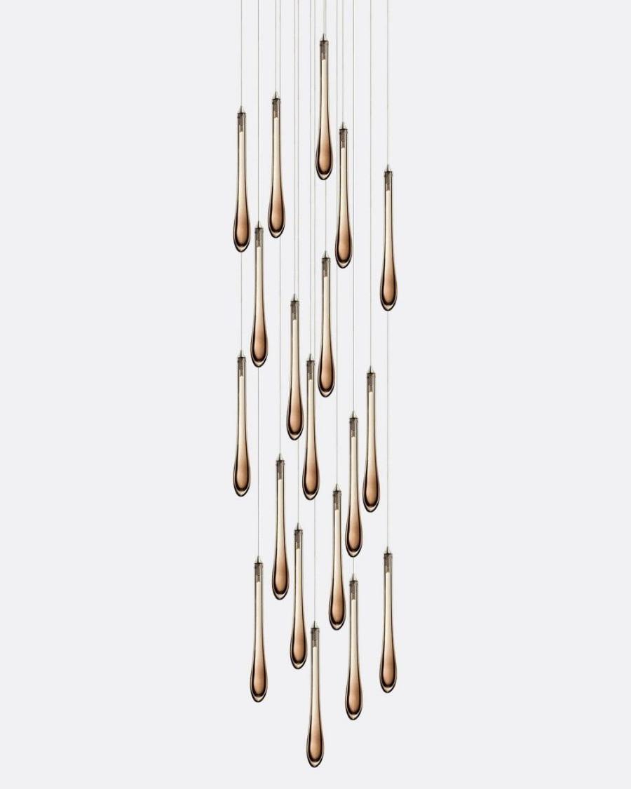 Dewdrop Round Chandelier-Chandelier-Jecanoli