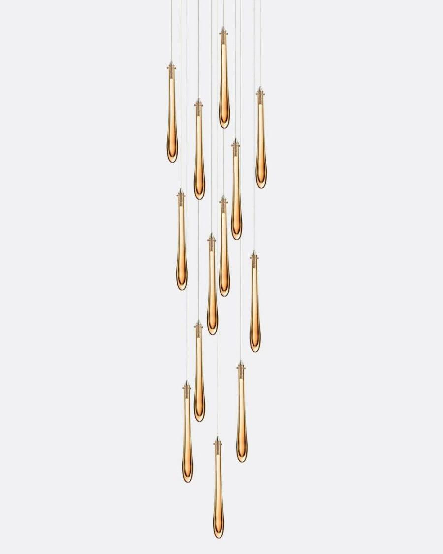 Dewdrop Round Chandelier-Chandelier-Jecanoli