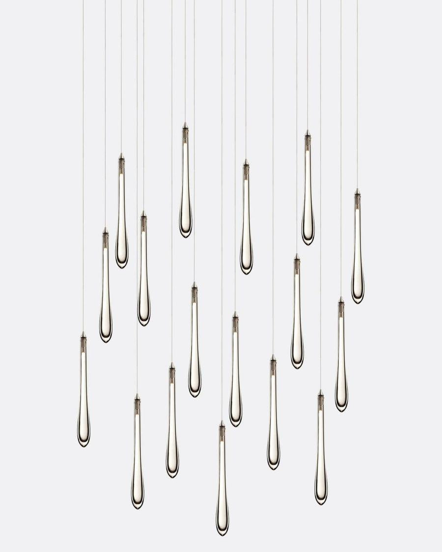 Dewdrop Rectangle Chandelier-Chandelier-Jecanoli