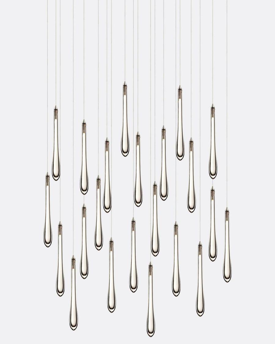 Dewdrop Rectangle Chandelier-Chandelier-Jecanoli