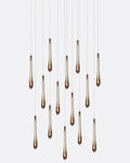 Dewdrop Rectangle Chandelier-Chandelier-Jecanoli