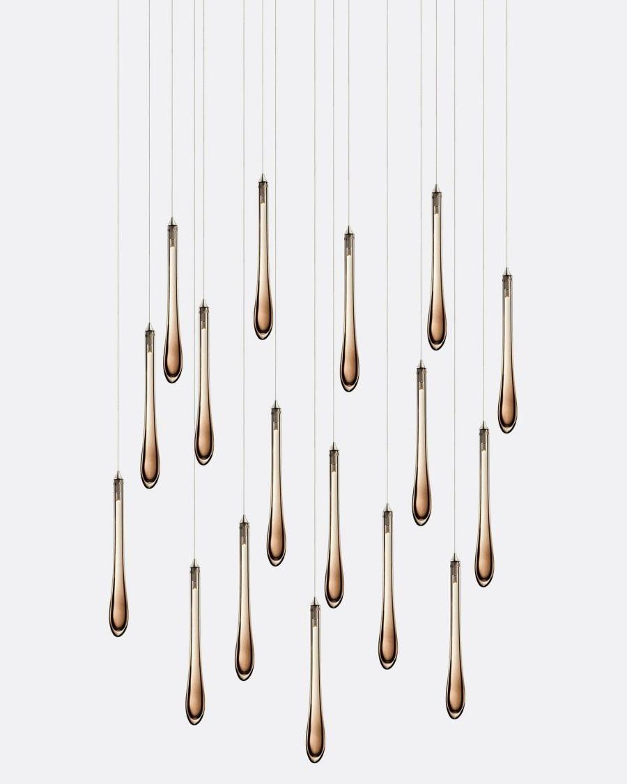 Dewdrop Rectangle Chandelier-Chandelier-Jecanoli