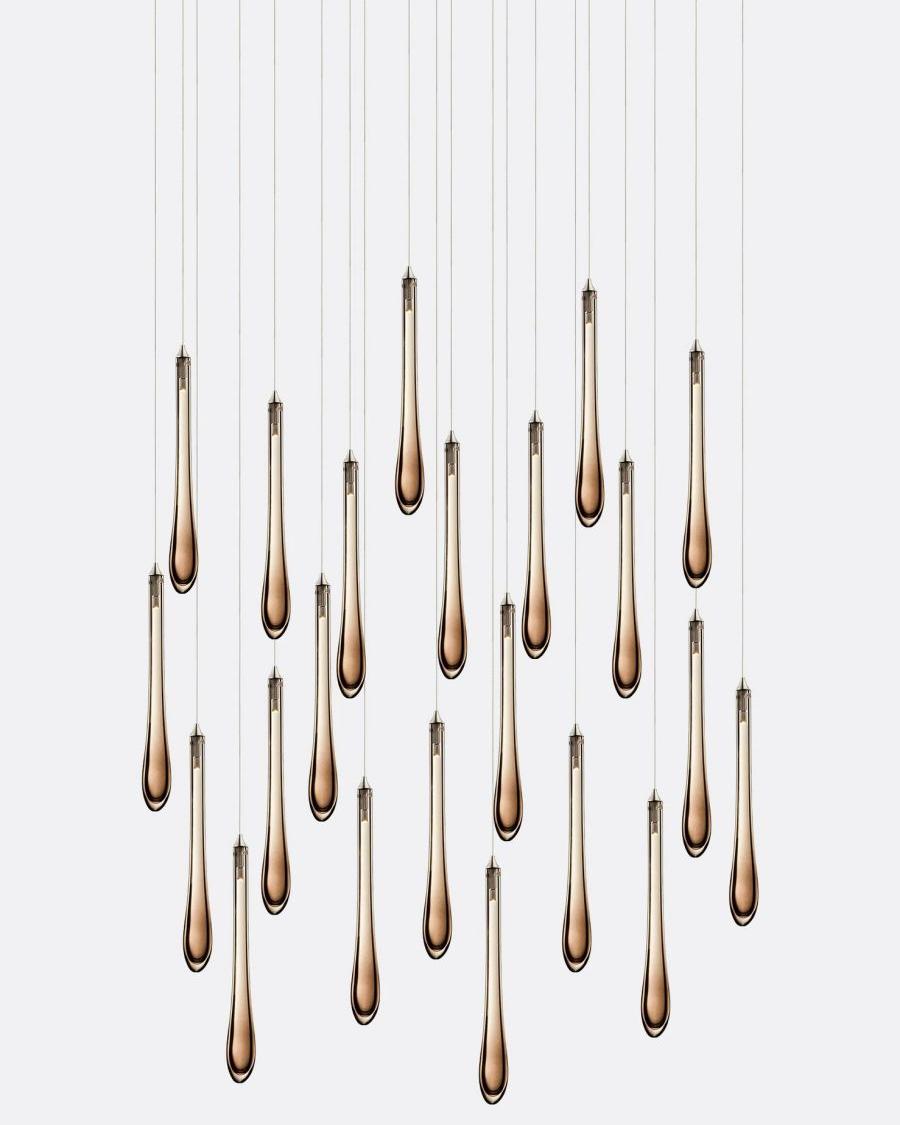 Dewdrop Rectangle Chandelier-Chandelier-Jecanoli