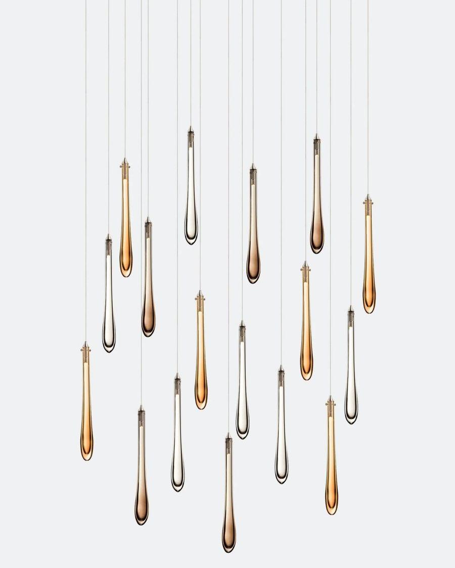 Dewdrop Rectangle Chandelier-Chandelier-Jecanoli