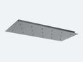Drizzle Rectangle Chandelier-Chandelier-Jecanoli