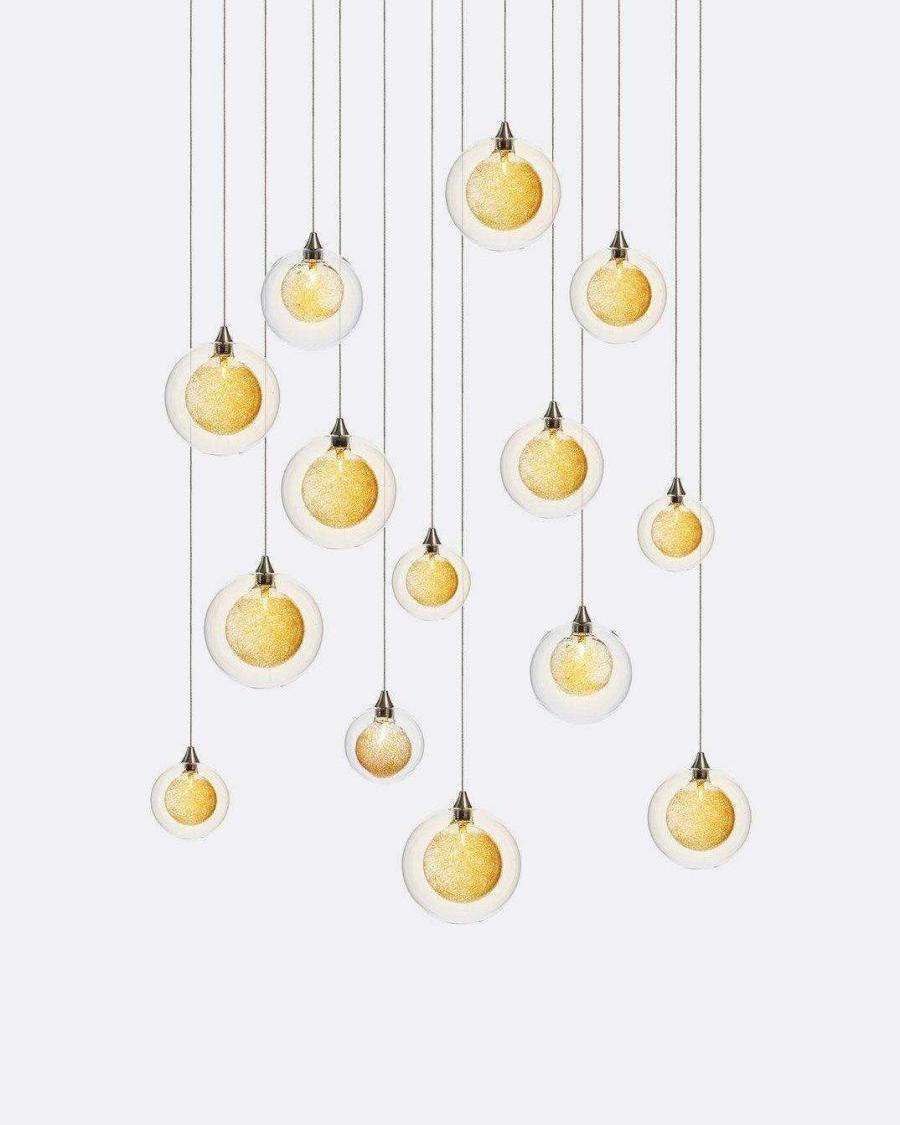 Drizzle Rectangle Chandelier-Chandelier-Jecanoli