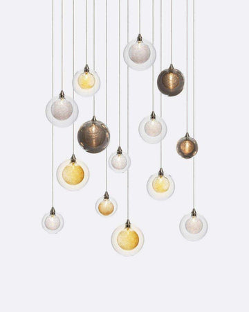 Drizzle Rectangle Chandelier-Chandelier-Jecanoli