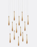 Dewdrop Rectangle Chandelier-Chandelier-Jecanoli