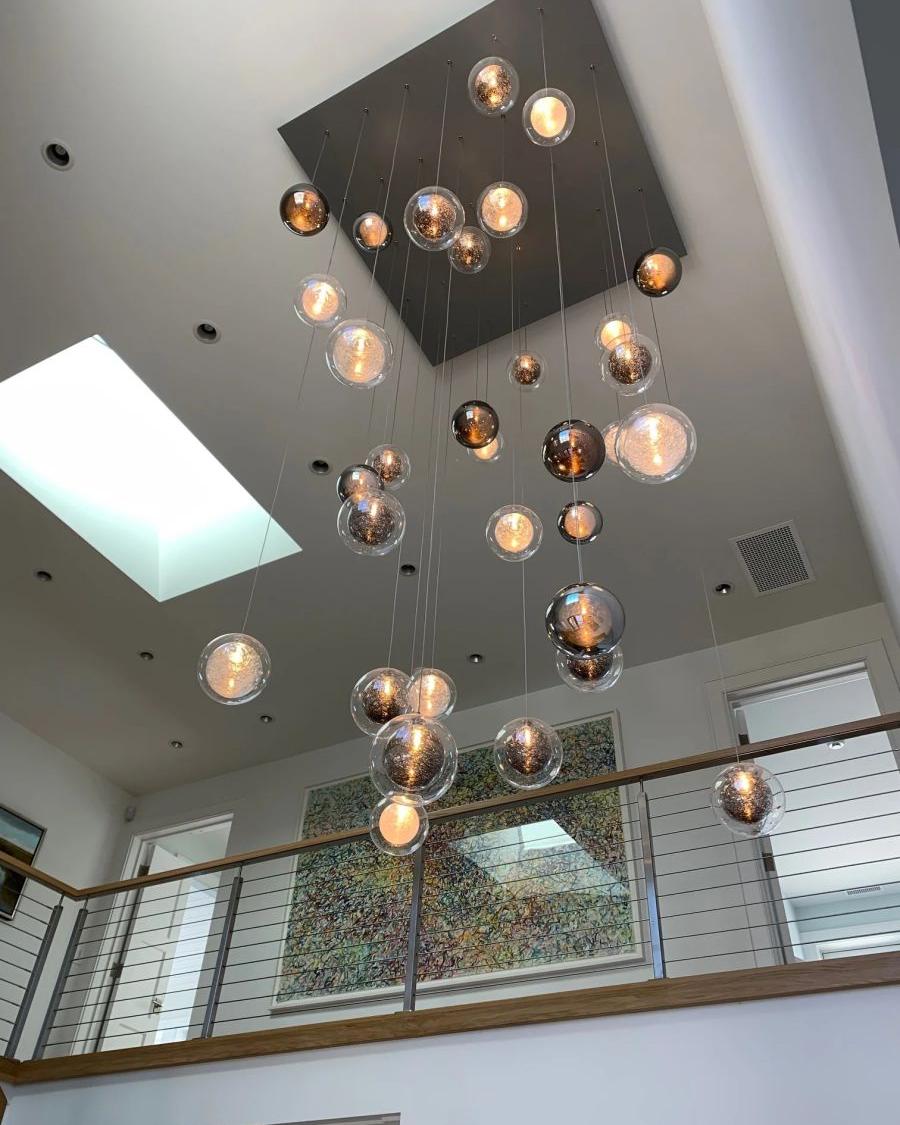 Drizzle Square Chandelier-Chandelier-Jecanoli