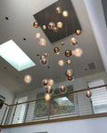 Drizzle Square Chandelier-Chandelier-Jecanoli