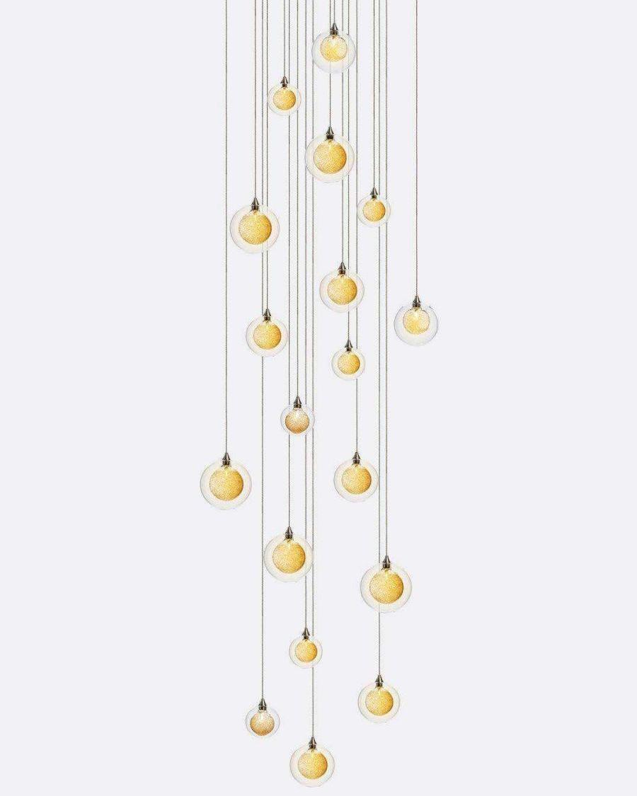Drizzle Square Chandelier-Chandelier-Jecanoli