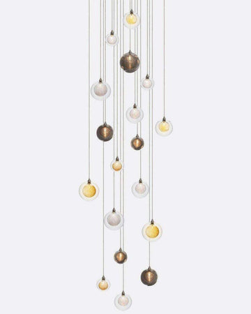 Drizzle Square Chandelier-Chandelier-Jecanoli