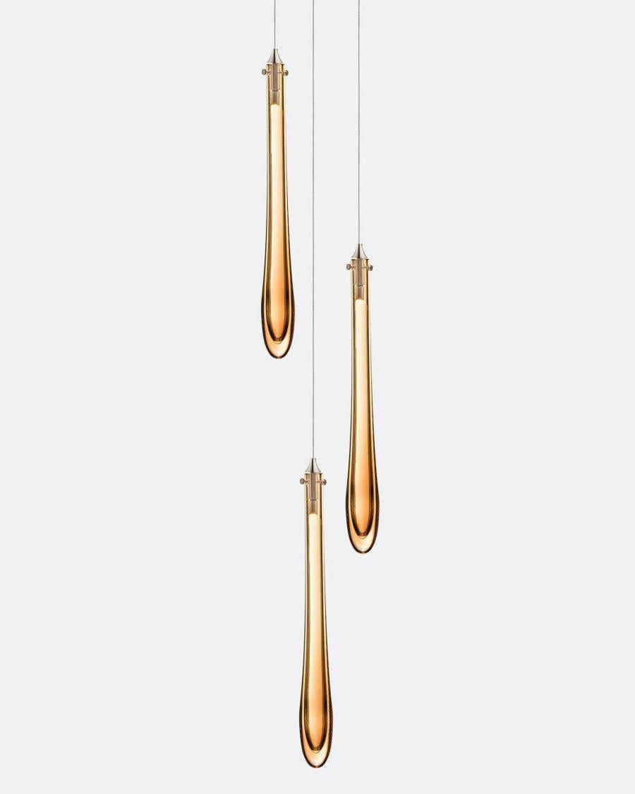 Dewdrop Small Round Chandelier-Chandelier-Jecanoli