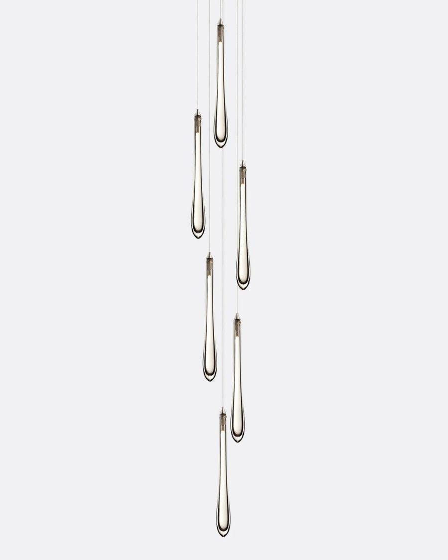 Dewdrop Small Round Chandelier-Chandelier-Jecanoli