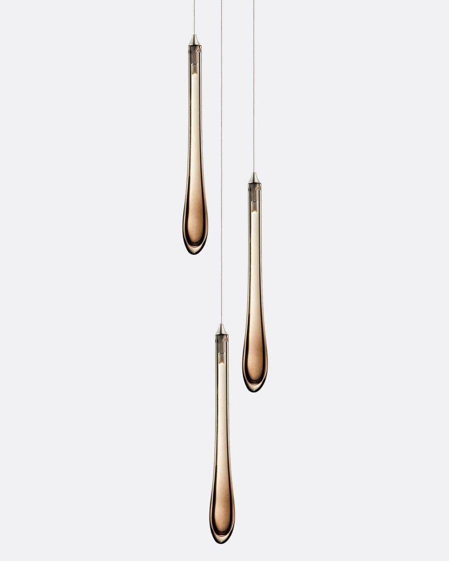 Dewdrop Small Round Chandelier-Chandelier-Jecanoli