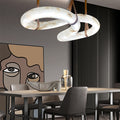 Designer Contemporary Nordic Alabaster Chandelier-Chandelier-Jecanoli