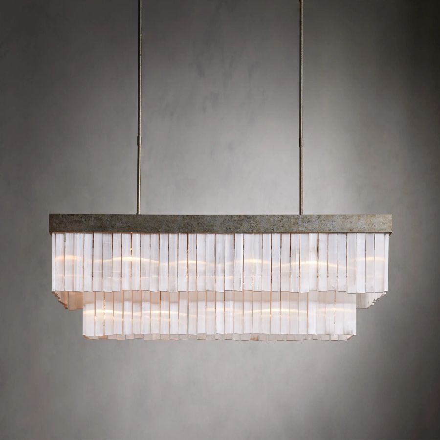 Eden Rectangular Chandelier-Chandelier-Jecanoli