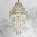 Celestia Modern Crystal Chandelier | Designer Statement Lighting Fixture 41.5H