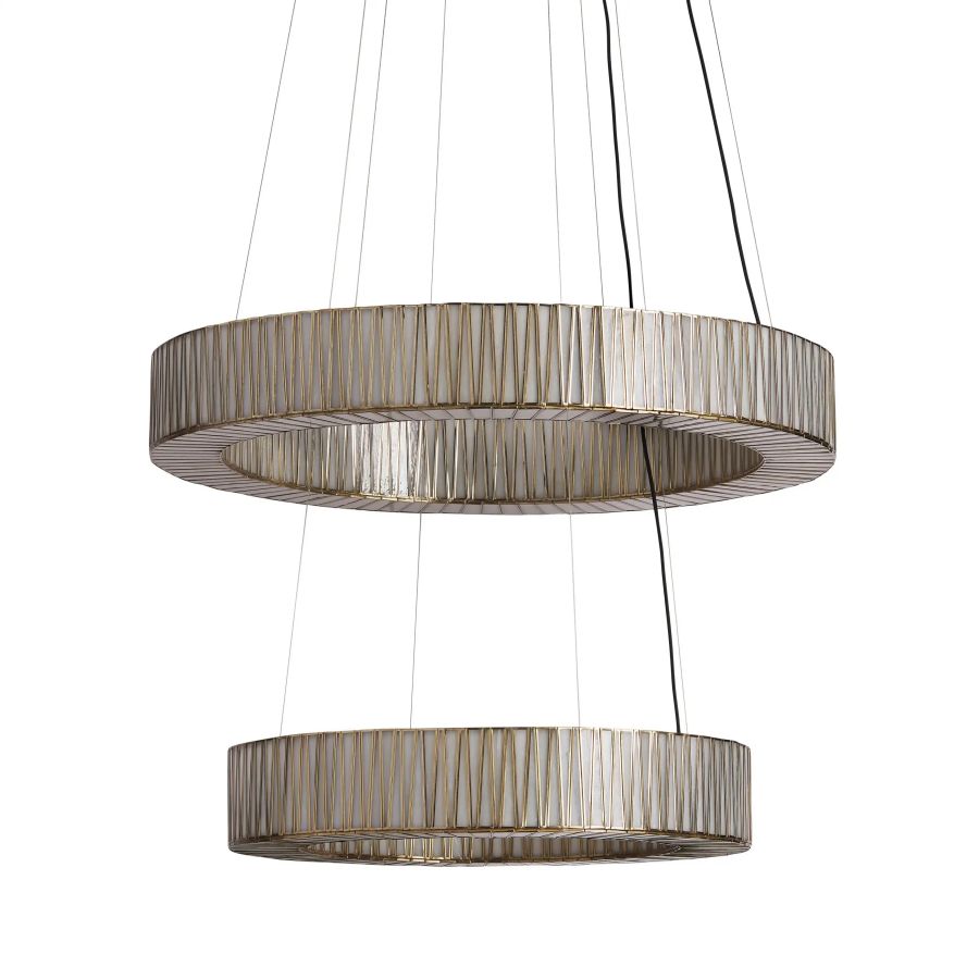 Forrest 2-Tier Round Chandelier-Chandelier-Jecanoli