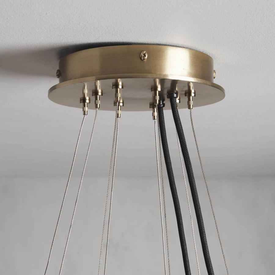Forrest 2-Tier Round Chandelier-Chandelier-Jecanoli