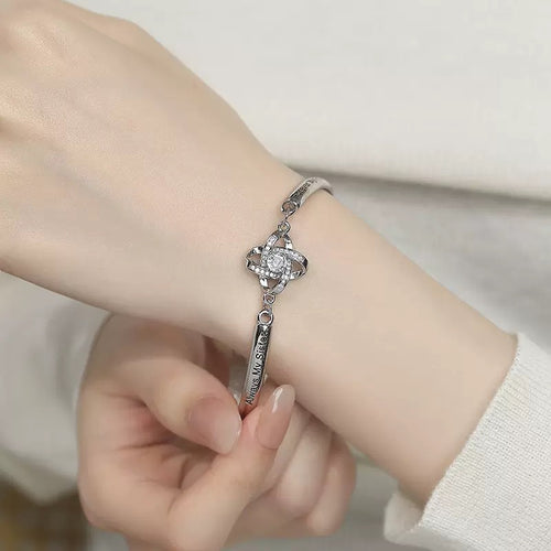Forever My Sister Friendship Knot Bracelet