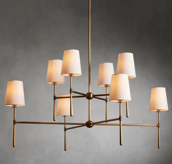 Gwyneth 2-Tier Round Chandelier-Chandelier-Jecanoli