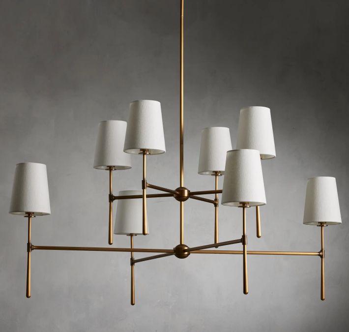 Gwyneth 2-Tier Round Chandelier-Chandelier-Jecanoli