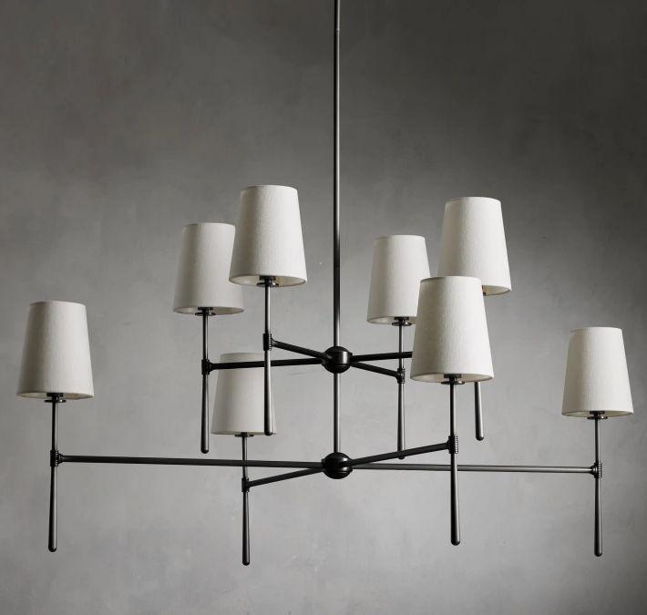 Gwyneth 2-Tier Round Chandelier-Chandelier-Jecanoli