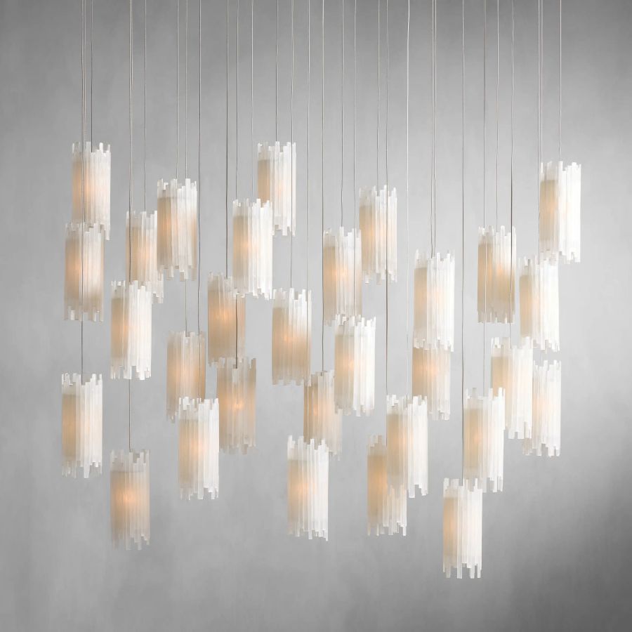 Gideon Rectangular Chandelier-Chandelier-Jecanoli